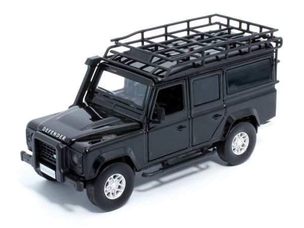 TAY32105012 - LAND ROVER defender 110 zwart met lichten en geluiden - 1