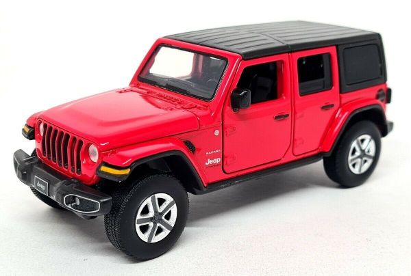 TAY32120001 - JEEP Wrangler Sahara Red met geluid en licht - 1