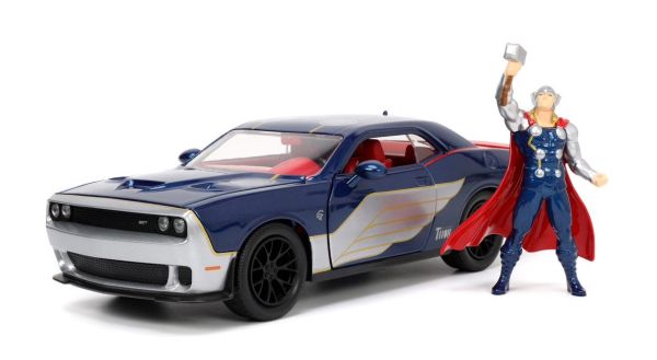 JAD32186 - DODGE CHALLENGER SRT HELLCAT THOR 2015 blauw - 1