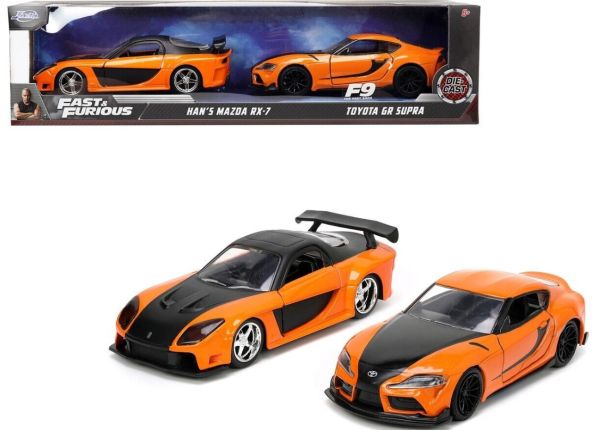 JAD32910 - MAZDA RX-7 Han's en TOYOTA GR Supra FAST & FURIOUS - 1