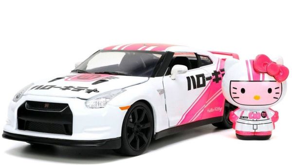 JAD33724 - NISSAN GT-R R35 met Hello Kitty-figuurtje 2009 - 1