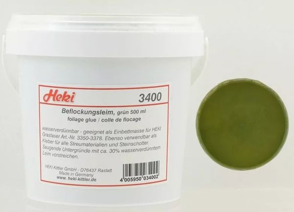 HEK3400 - Groene flocklijm 500ml - 1