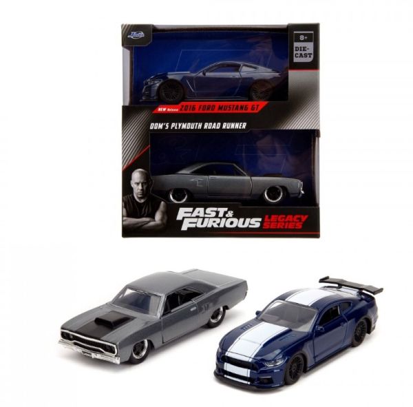 JAD34255 - FORD Mustang GT en PLYMOUTH Road runner Fast & Furious - 1