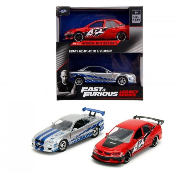 JAD34256 - NISSAN Skyline GTR en MITSUBISHI Lancer EVO Fast & Furious - 1