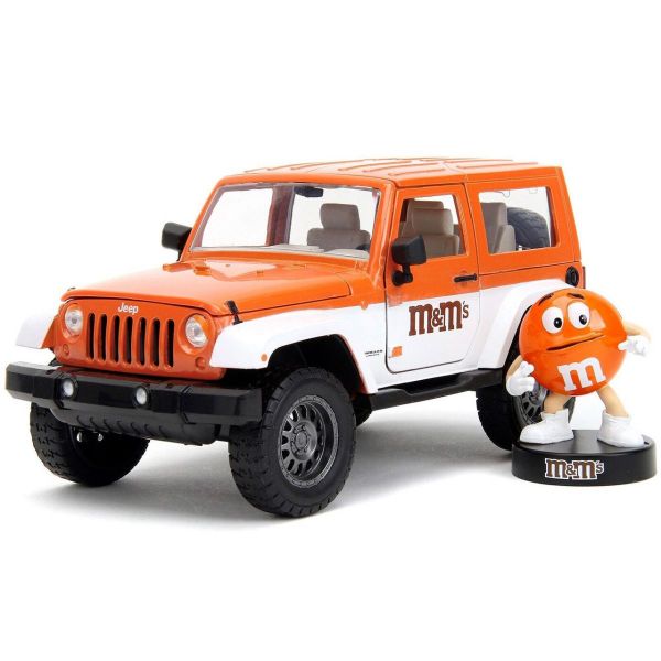 JAD34401 - JEEP Wrangler met oranje M&M's figuur 2007 - 1