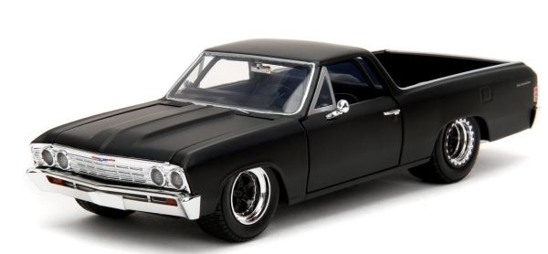 JAD34413 - CHEVROLET el Camino 1967 zwart FAST & FURIOUS - 1