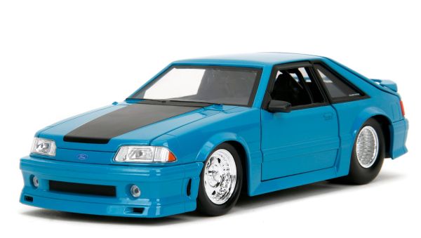 JAD34922 - FORD Mustang GT 1989 Blauw FAST & FURIOUS X - 1