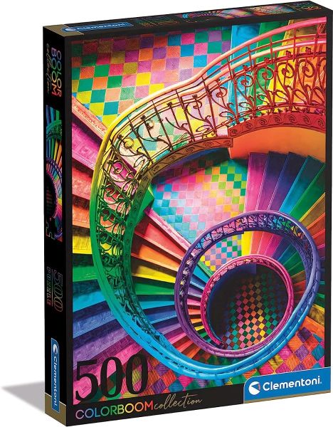 CLE35132 - 500 stukjes Colorboom Trappen puzzel - 1