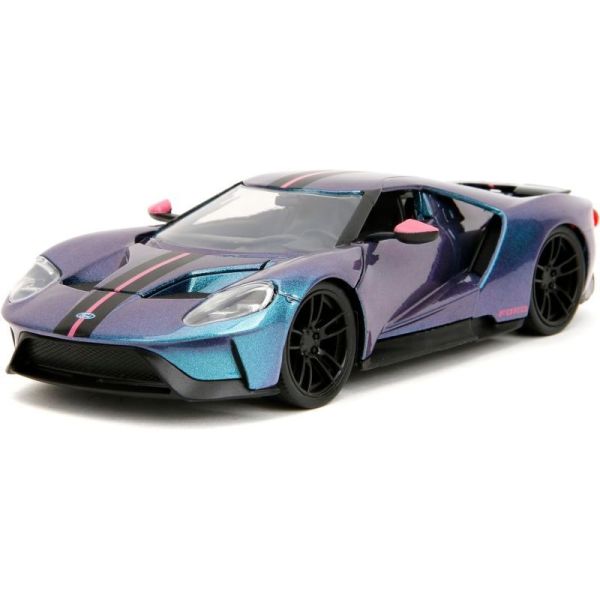 JAD35192 - FORD GT 2017 Blu RIFLESSIONI ROSA - 1