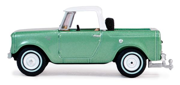 GREEN35280-A - BLUE COLLAR 1965 groen HAVERSTER Scout Half Cab Pick-up in blisterverpakking - 1