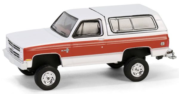 GREEN35290-E - 1984 CHEVROLET K5 Blazer silverado wit en rood uit de ALL-TERRAIN serie in blisterverpakking - 1