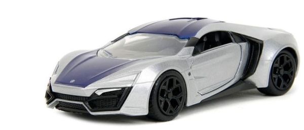 JAD35415 - LYKAN Hypersport grijs en blauw ROZE SLIPS - 1