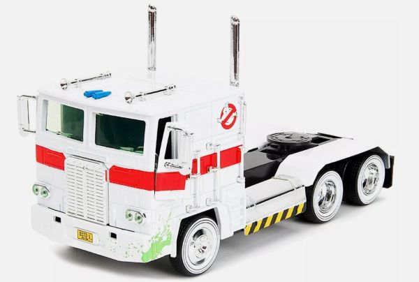 JAD35572 - Optimus Prime TRANSFORMERS X ECTO-1 con grafica GHOSTBUSTERS - 1