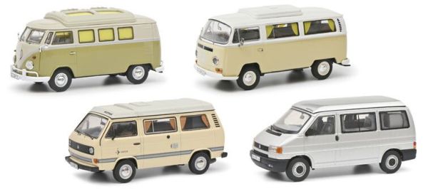 SCH3591 - VOLKSWAGEN camperset T1b, T2a, T3a en T4a - 1