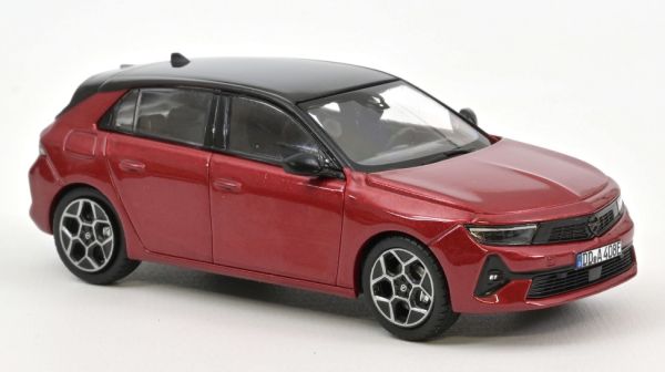 NOREV360062 - OPEL Astra 2022 rood metallic - 1