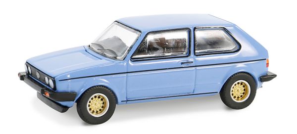 GREEN36100-F - VOLKSWAGEN Golf GTI 1982 Monaco blauw uit de serie CLUB V-DUB in blisterverpakking - 1