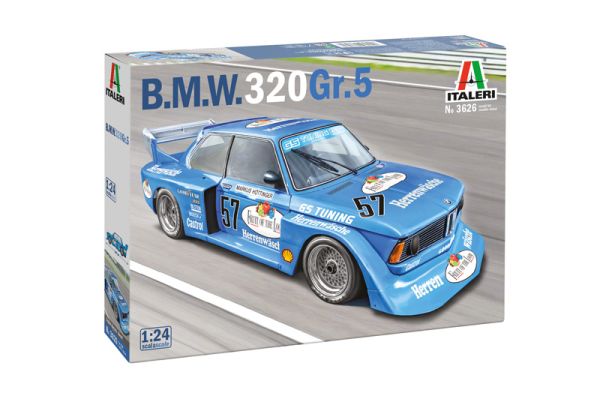 ITA3626 - BMW 320 Gr.5 #57 om in elkaar te zetten en te schilderen - 1