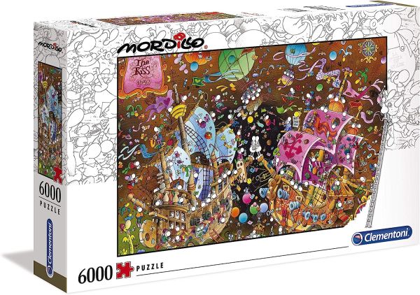 CLE36527 - Puzzel 6000 stukjes De Kus MORDILLO - 1