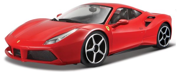 BUR36904RO - FERRARI 488 GTB Rood - 1