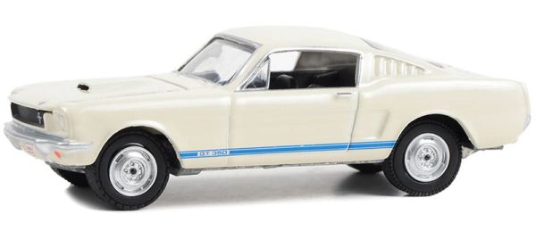 GREEN37290-C - SHELBY GT350 1965 wit uit de BARRETT JACKSON serie in blisterverpakking - 1