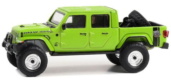 GREEN37290-F - JEEP Gladiator Custom Hellephant 2021 groen van BARRETT JACKSON in blisterverpakking - 1