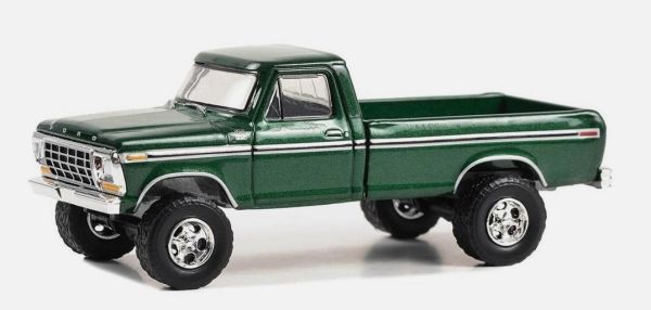 GREEN37300-D - 1979 FORD F-350 Custom uit de BARRETT JACKSON 50th Anniversary serie, in blisterverpakking - 1