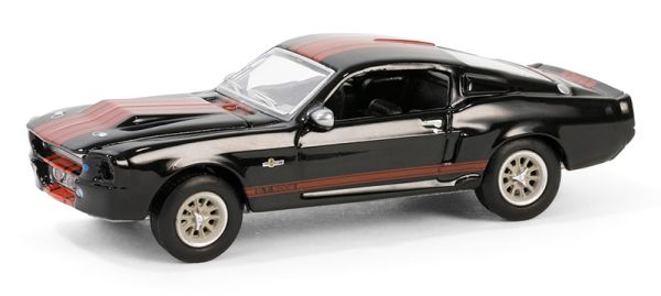 GREEN37310-A - FORD Mustang Eleanor 1967 Zwart uit de BARRETT JACKSON serie in blisterverpakking - 1