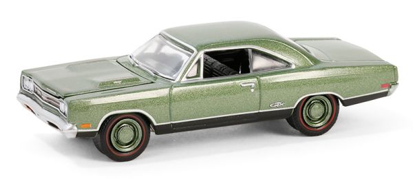 GREEN37310-B - PLYMOUTH Hemi GTX 1969 Groen van de BARRETT JACKSON serie in blisterverpakking - 1