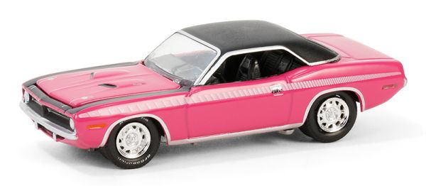 GREEN37310-D - PLYMOUTH Cuda 1970 Roze uit de BARRETT JACKSON reeks in blisterverpakking - 1