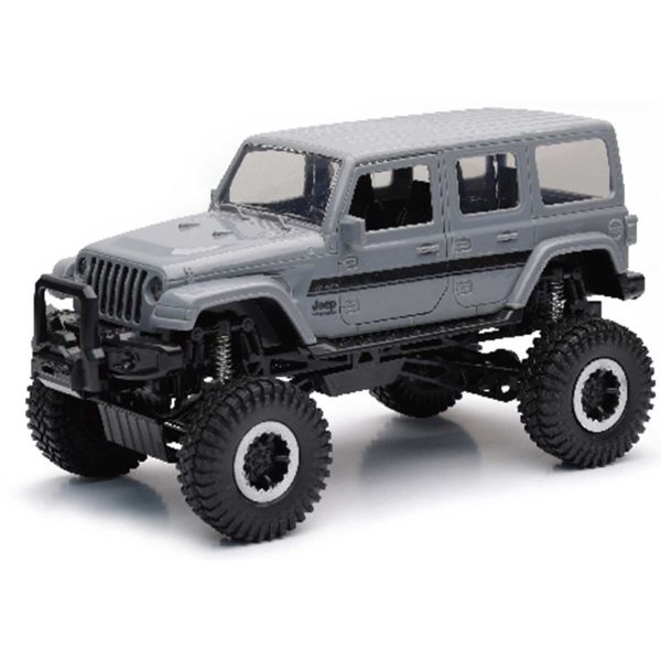 NEW37446G - Grijze JEEP Sahara met figuur en motorcross - 1