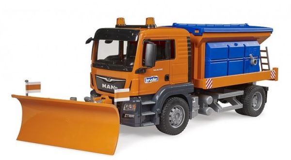 BRU3785 - Sneeuwruimer MAN TGS 4x2 met blad - 1