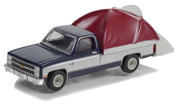 GREEN38030-D - 1982 CHEVROLET D-10 Silverado uit de serie THE GREAT OUTDOORS onder blister. - 1