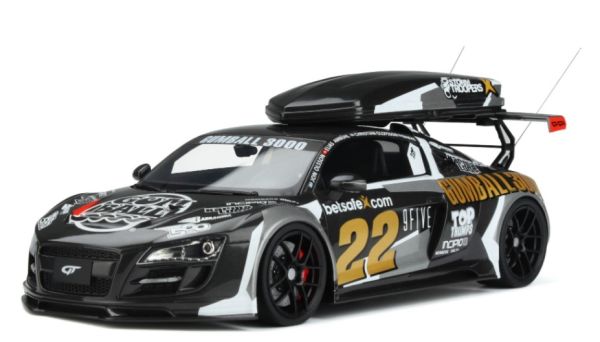 GT386 - AUDI R8 Body Kit Black Gumball 3000 2012 zwart - 1