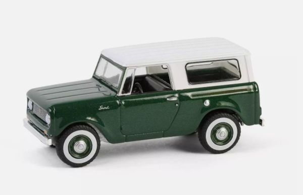 GREEN39150-B - HAVESTER Scout 1961 groen en wit uit de serie VINTAGE AD CARS in blisterverpakking - 1