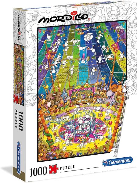 CLE39536 - 1000 stukjes MORDILLO circus puzzel - 1