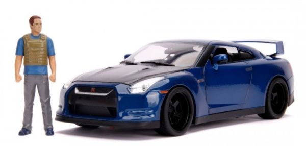 JAD31142 - NISSAN Skyline GT-R R35 FAST AND FURIOUS 7 met figuur en verlichting - 1