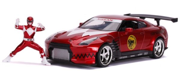 JAD31908 - NISSAN GTR R35 POWER RANGER met figuur - 1