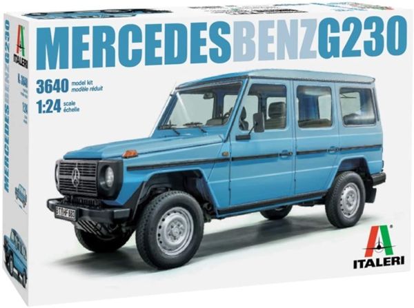 ITA3640 - MERCEDES G230 blauw om te monteren en te schilderen - 1