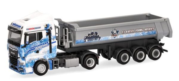 HER318044 - MAN TGX 4x2 met 3-assige kipper BRUCKMANN - KASSEL HUSKIES - 1