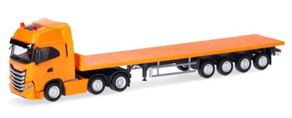 HER318259 - IVECO S-Way 6x2 met 4-assig platform - 1