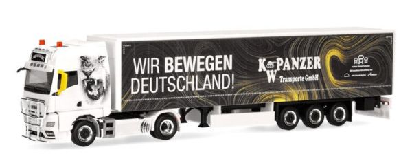 HER318402 - MAN TGX GX 4x2 met 3-assige trailer PANZER - 1