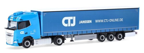 HER318495 - DAF XG 4x2 met trailer 3 assen CTJ - JANSSEN - 1