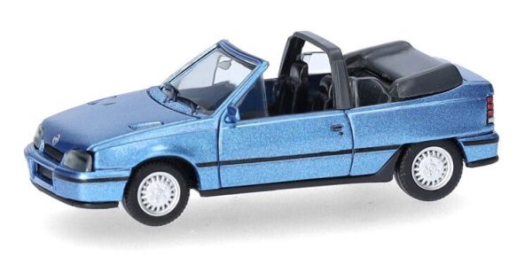 HER430920 - OPEL Kadett E cabriolet metallic blauw - 1