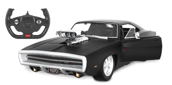 JAM402117 - DODGE Charger R/T 1970 Zwart Radio Controlled - 1