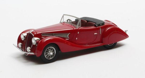 MTX40408-031 - DELAHAYE 135MS GSR Figoni Falaschi rood 1939 - 1