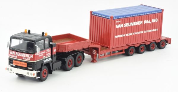 TEK410298 - FORD Transcontinental 6x4 met uitrustingsdrager 4 assen en container VAN SEUMEREN - 1