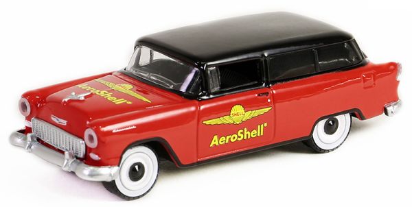 GREEN41155-B - CHEVROLET Sedan Delivery 1955 uit de SHELL serie in blisterverpakking - 1