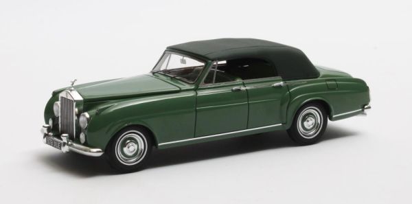 MTX41705-032 - ROLLS-ROYCE Silver Cloud Mulliner cabriolet gesloten in groen 1962 - 1