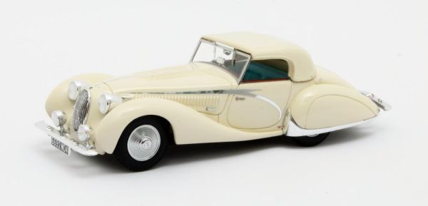 MTX41904-032 - TALBOT Lago T150C gesloten cabriolet wit 1936 - 1