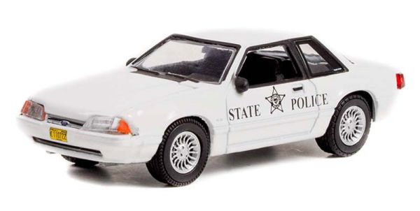 GREEN42990-B - 1993 FORD Mustang SSP Oregon State Police uit de HOT PURSUIT serie in blisterverpakking - 1